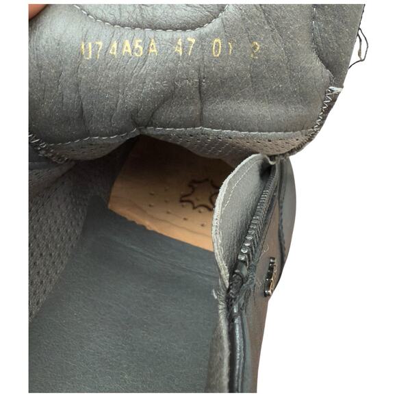 Geox Symbol Man Leather Shoes Size 47 US 13 - Picture 8 of 12